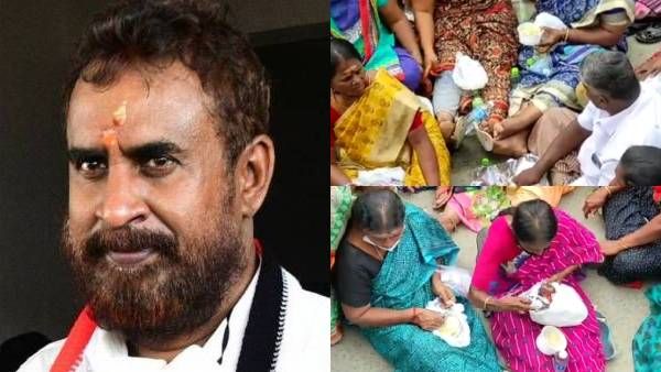 காலை இட்லி, பொங்கல்.. மதியம் லெமன் சாதம்.. அப்படியே ரோஸ் மில்க்.. வேலுமணி வீடு அருகே ஒரே தள்ளுமுள்ளு