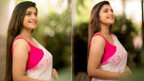 முதுகில் இருக்கும் மச்சம்.. முழுசா காட்டி சிரித்த ஸ்ரேயா அஞ்சன்.. ரசிகர்களுக்கு குஷி!