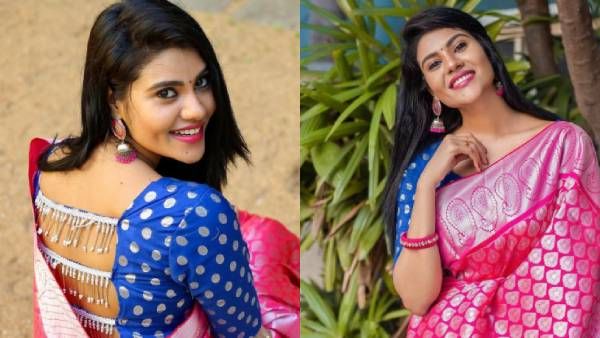 ஜாக்கெட்டுக்கு ஜன்னல் வச்சு...ஸ்கிரீனும் கட்டிவிட்ட நிவிஷா.. உற்றுப் பார்த்து உருகும் ரசிகர்கள்!