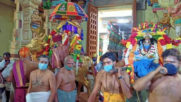 ஆடித்திருவிழா: ராமேஸ்வரம் ராமநாதசுவாமி கோவிலில் திருக்கல்யாணம் - மறுவீடு நிகழ்ச்சி ரத்து