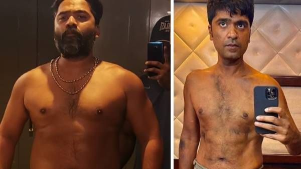 வெந்து தணிந்தது காடு படத்திற்காக எப்படி இருந்த சிம்பு எப்படி மாறியிருக்காரு பாருங்க