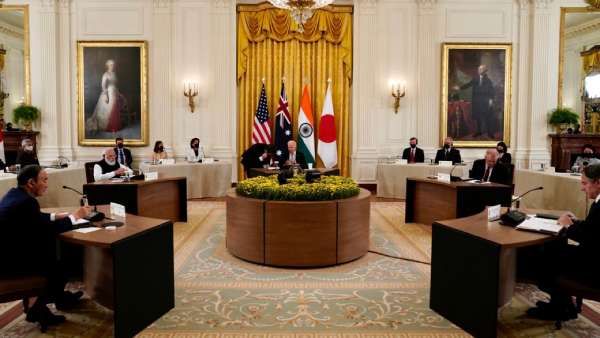 குவாட்.. அமெரிக்கா, ஆஸ்திரேலியா, ஜப்பான் தலைவர்களுடன் பிரதமர் மோடி சந்திப்பு: கொரோனா குறித்து ஆலோசனை