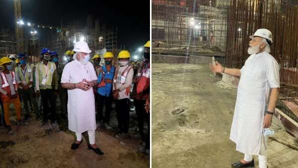 8.45க்கு திடீர் விசிட்.. பாதுகாவலர்கள் இன்றி விஸ்டா கட்டுமானத்தை பார்வையிட்டாரா மோடி.. என்ன நடந்தது?