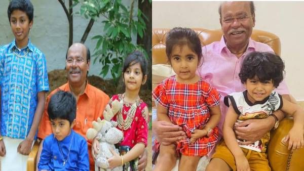 சின்ன சின்ன ஆசை.. குழந்தையாய் மாற ஆசை.. கவலைகள் மறந்து கொள்ளு பேரன் பேத்திகளுடன் விளையாடிய ராமதாஸ்