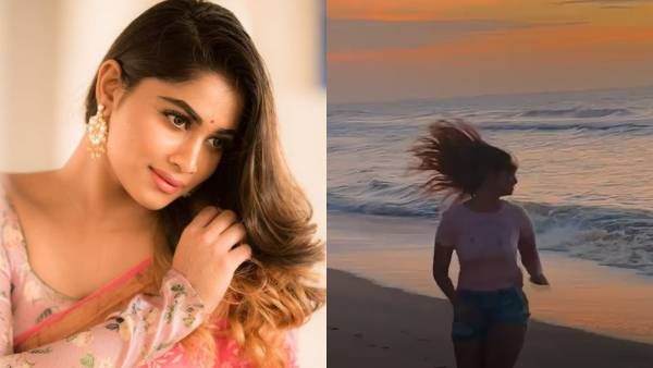 கடல் அலையையே ஆர்ப்பரிக்க வைத்த ஷிவானி...கலகலக்கும் ரசிகர்கள்