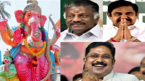 நலம் வளம் பெருகட்டும், மகிழ்ச்சி மன நிம்மதி நிலவட்டும் - தலைவர்கள் விநாயகர் சதுர்த்தி வாழ்த்து