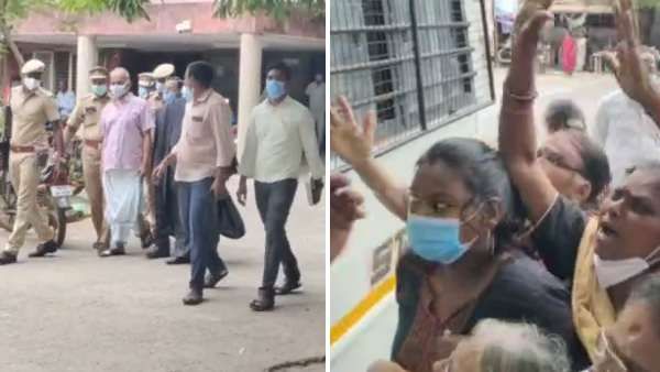 சிவசங்கர் பாபா நல்லவர்.. அவரை விட்டுருங்க.. நீதிமன்றத்திற்கு வெளியே முட்டி போட்டு பக்தர்கள் அழுகை