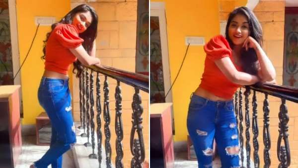 சுட்டெரிப்பது சூரியனா??... சித்தி வெண்பாவின் க்யூட் அழகா??... தவிக்கும் ரசிகர்கள்