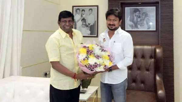 உதயநிதி ஸ்டாலினை திடீரென சந்தித்த வடிவேலு.. இதுதான் காரணமா?