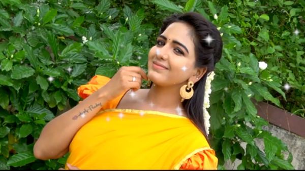 தாவணியில் கலக்கும் பாவனி..வச்ச கண் வாங்காமல் ரசிக்கும் ரசிகர்கள்