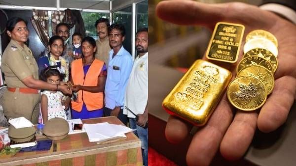 குப்பையில் கிடந்த 100 கிராம் தங்க நாணயம்; போலீஸில் ஒப்படைத்த தங்க மனசுக்காரர்..குவியும் பாராட்டு..!