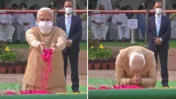 காந்தி ஜெயந்தி 2021: காந்தி மகானின் கோட்பாடுகள் பல கோடி கணக்கானவர்களுக்கு வலிமை தருகிறது - மோடி