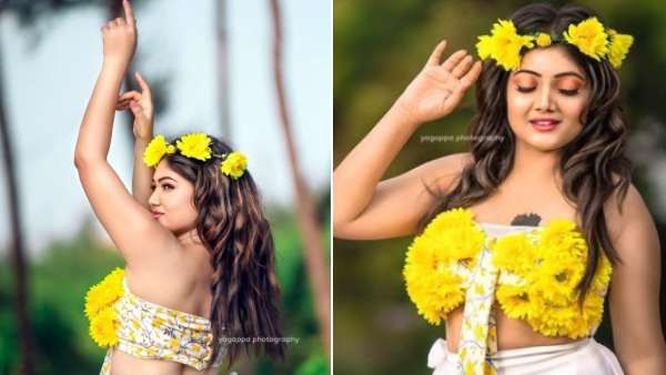 பூவாலே ஆடையணிந்து பூத்துக் குலுங்கும் சன்டிவி ரோஜா... பட்டாம்பூச்சியாய் பறக்குது ரசிகர்களின் மனது