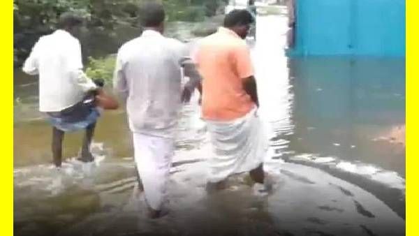 வேலூர்: 10 வருடங்களுக்கு பிறகு நிரம்பிய சதுப்பேரி.. ஊருக்குள் புகுந்த வெள்ளம்.. தத்தளிக்கும் மக்கள்