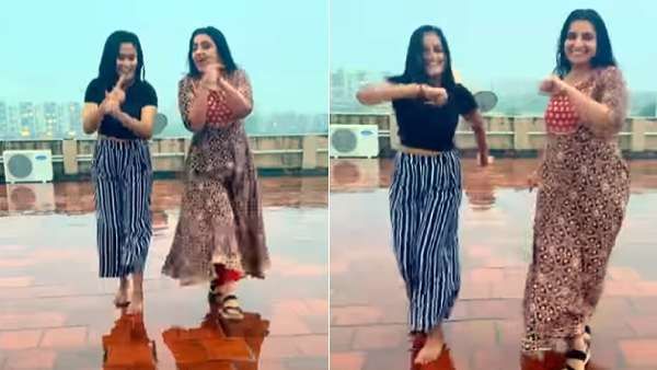 கொட்டும் மழையில் ஆட்டம் போட்ட பாண்டியன் ஸ்டோர் முல்லை, தனம்..வைரலாக்கும் ரசிகர்கள்