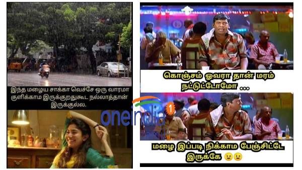 கொஞ்சம் ஓவராத்தான் மரம் நட்டுட்டமோ.. இப்டி மழை நிக்காம பேஞ்சிட்டே இருக்கே!