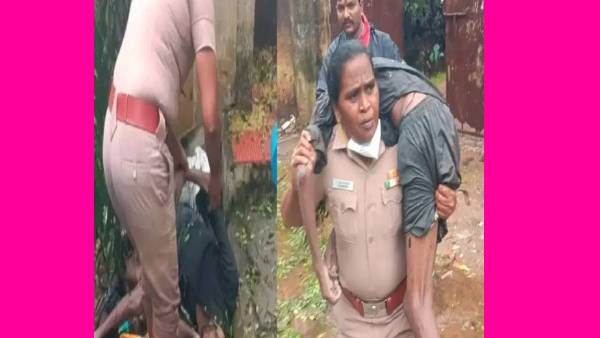 கல்லறையில் மயங்கி விழுந்த நபர்.. தோளில் தூக்கிப்போட்டு மீட்ட பெண் இன்ஸ்பெக்டர்.. கமல்ஹாசன் பாராட்டு