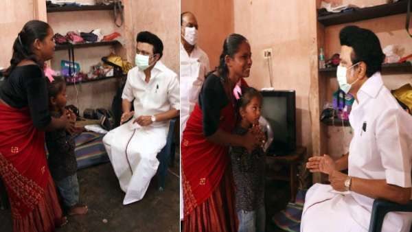 ஐயா நீங்கள் என் வீட்டுக்கா?... நெகிழ்ந்துப்போன நரிக்குறவ சமூக பெண்... நலமா? விசாரித்த முதல்வர்
