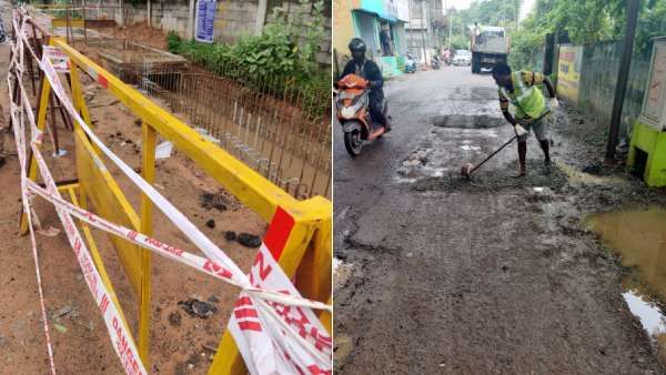 சாலையில் பள்ளம் .. சென்னை விபத்துக்கு தனியார் டெலிகாம் தான் காரணம்.. நெடுஞ்சாலைத்துறை புகார்