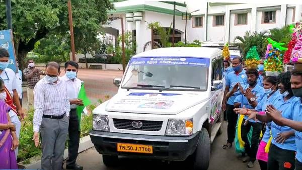 ‘இல்லம் தேடி கல்வித் திட்டம்’.. கோவையில் தொடங்கிய விழிப்புணர்வு பயணம்