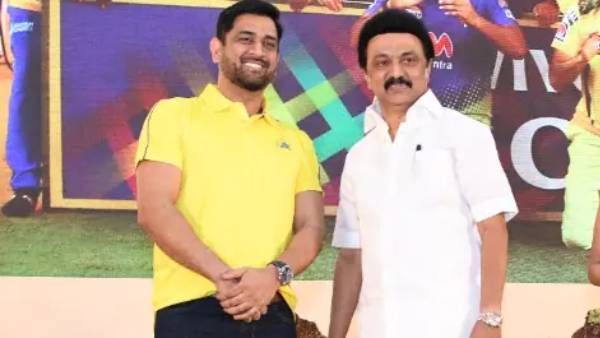 we want you to lead CSK for many more season... தோனியிடம் ஸ்டாலின் கோரிக்கை - ரசிகர்கள் விசில்