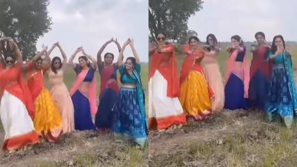 மொத்த பிக்பாஸ் அழகிகளும் பாவாடை தாவணியில் கலக்கல் ஆட்டம்... மிரண்டு போன ரசிகர்கள்