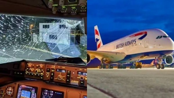 நடுவானில் விமான ஜன்னலை உடைத்த ராட்சச ஐஸ் கட்டி.. விசாரணையில் செம 