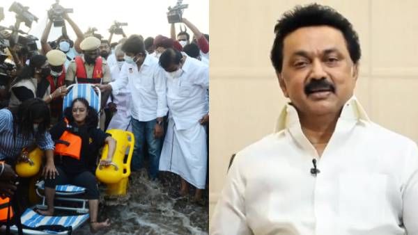 மெரீனா மாற்றுத்திறனாளிகளுக்கான தற்காலிக பாதை நிரந்தரமாக்கப்படும் – முதல்வர் ஸ்டாலின் ட்விட்