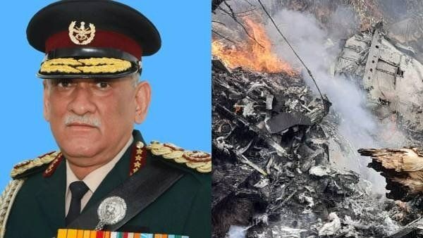 நீலகிரி: ராணுவ ஹெலிகாப்டர் தரையில் விழுந்து விபத்து: முப்படை தலைமை தளபதி பிபின் ராவத் உயிரிழப்பு!