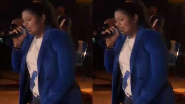 நீலம் படையோடு வெளுத்து வாங்கிய இசைவாணி... மிரண்டு போன ரசிகர்கள்