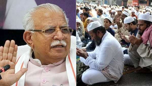 திறந்த வெளியில் தொழுகையா.. முடியவே முடியாது... ஹரியானா முதல்வர் திட்டவட்டம்