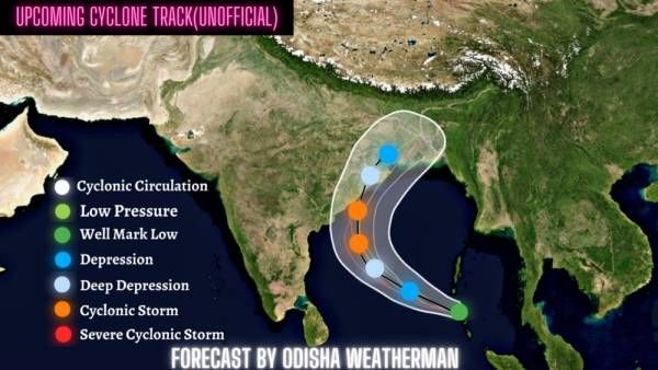 வங்கக் கடலில் உருவாகும் ஜவாத் புயல் எங்கே போகுது பாருங்க.. தமிழ்நாட்டுக்கு மழை வருமா?
