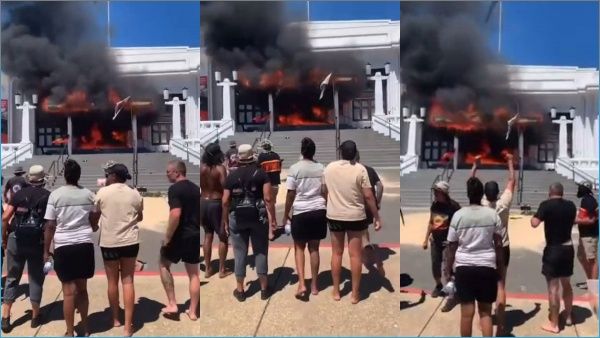 பழங்குடியினர் நலனில் அலட்சியம்.. பற்றி எரிந்த ஆஸ்திரேலியா நாடாளுமன்ற கட்டிடம்.. பரபரப்பு!