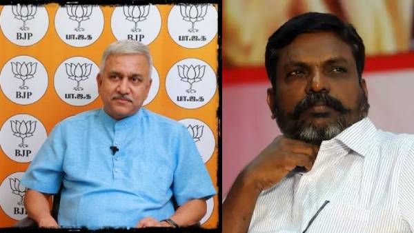 திருமாவளவனுக்கு பயம் வந்துவிட்டது.. கிண்டல் செய்யும் பாஜக நாராயணன்.. என்னாச்சு?