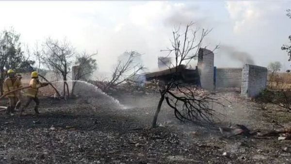 சாத்தூர் பட்டாசு ஆலை வெடி விபத்தில் பலி எண்ணிக்கை 4 ஆக உயர்வு - 4 பேருக்கு தீவிர சிகிச்சை