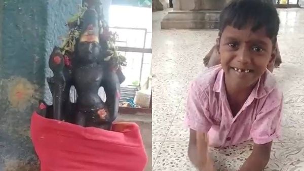 'என்னை அடிச்ச சாருக்கு கொரோனா வரவச்சிடு முருகா.. 3வது மனைவி கட்டித்தரேன்'.. குட்டி பையன் க்யூட் வழிபாடு