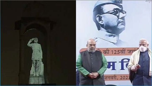 நேதாஜியின் 'ஹாலோகிராம்' சிலையை திறந்து வைத்தார் பிரதமர் மோடி.. அது என்ன ஹாலோகிராம்? முழு விவரம்