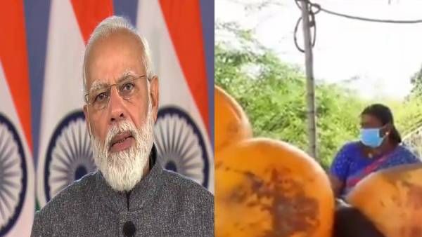மன் கீ பாத் நிகழ்ச்சி.. திருப்பூரில் இளநீர் விற்கும் பெண் வியாபாரிக்கு பிரதமர் மோடி பாராட்டு