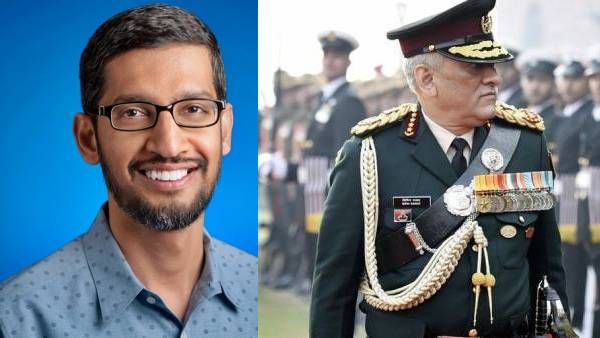 பிபின் ராவத், சுந்தர் பிச்சை உள்ளிட்ட 17 பேருக்கு பத்ம விருதுகள்.. மத்திய அரசு அறிவிப்பு