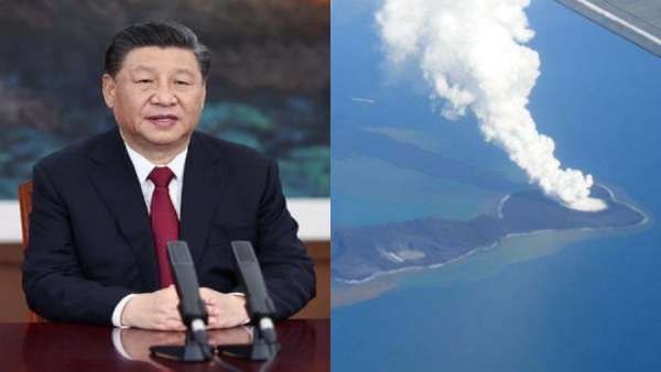 வேலையை காட்டும் சீனா.. சுனாமி தாக்கிய டோங்காவிலும் கையை வைக்கும் ஜின்பிங்.. டிராகன் விரிக்கும் சதி