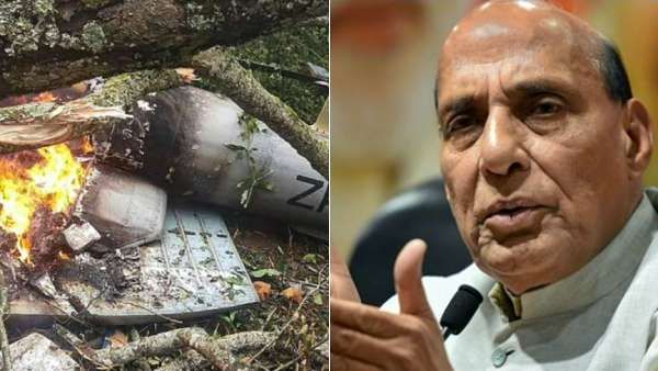 குன்னூர் ராணுவ ஹெலிகாப்டர் விபத்துக்கு காரணம் திடீரென வந்த மேக கூட்டம்.. ராஜ்நாத்சிங்கிடம் அறிக்கை!