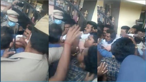 கோவை பரபரப்பு.. போலீஸ் டிசிபியிடமே அத்துமீறிய ஆர்எஸ்எஸ் தொண்டர்கள்.. பாய்ந்தது வழக்கு