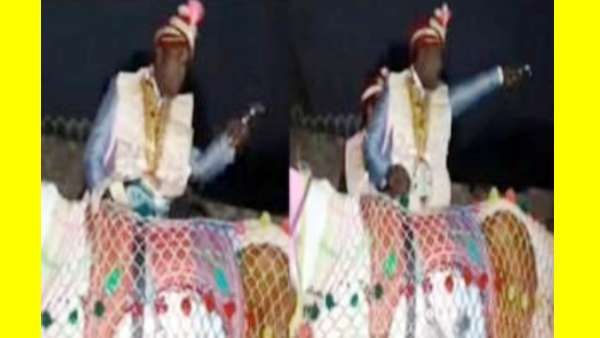 குதிரை மீது ஏற காலை தூக்கியதும்.. கிழிந்த மாப்பிள்ளையின் பேண்ட்.. அப்பறம் நடந்ததுதான் ட்விஸ்ட்டே..!