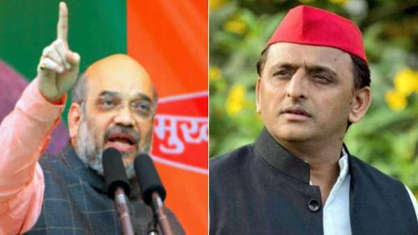 உ.பி வளர்ச்சிக்கு 'சிவப்பு' மாஃபியாக்களுக்கு 'பச்சை' விளக்கை காட்டுவார் அகிலேஷ் - அமித்ஷா தாக்கு