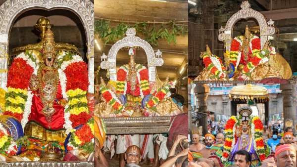 ஸ்ரீரங்கம் ரங்கநாதர் ஆலயத்தில் இன்று மாசி தெப்ப உற்சவம்: நெல்லளவு கண்டருளிய நம்பெருமாள்