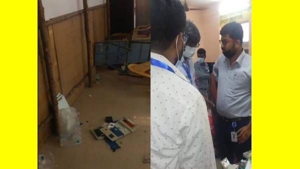 ஷார்ப் கத்தியுடன் நுழைந்த திமுக நபர்.. வாக்குச்சாவடியை நொறுக்கி.. 2 பேரை தட்டி தூக்கிய சென்னை போலீஸ்