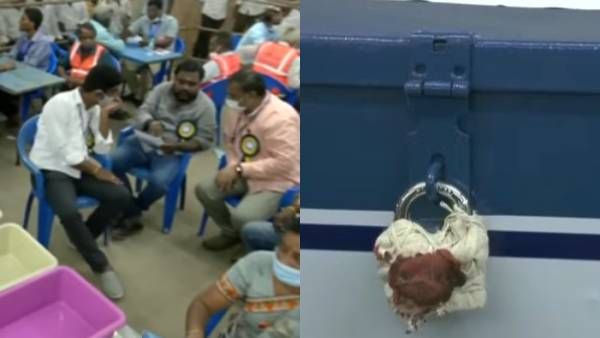 அடப்பாவமே.. தொலைந்து போன சாவிகள்... உடைக்கப்பட்ட பூட்டுக்கள்.. வாக்கு எண்ணிக்கை மையங்களில் பரபரப்பு