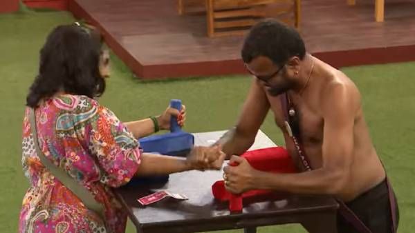 பொசுக்குன்னு சட்டையை கழற்றிய பாலாஜி... டாஸ்க்குகாக இப்படியா??கலாய்க்கும் ரசிகர்கள்