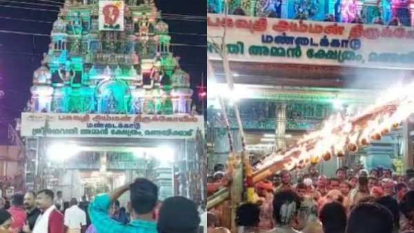 மண்டைக்காடு பகவதி அம்மன் கோவில் மாசிக்கொடை விழா - ஒடுக்கு பூஜை காண அலைமோதும் கூட்டம்