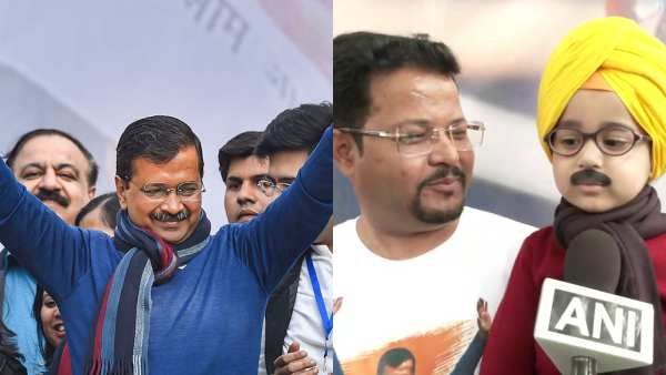 பஞ்சாபில் குட்டி அரவிந்த் கெஜ்ரிவால்...அனைவரின் கவனத்தையும் கவர்ந்த சுட்டிக்குழந்தை